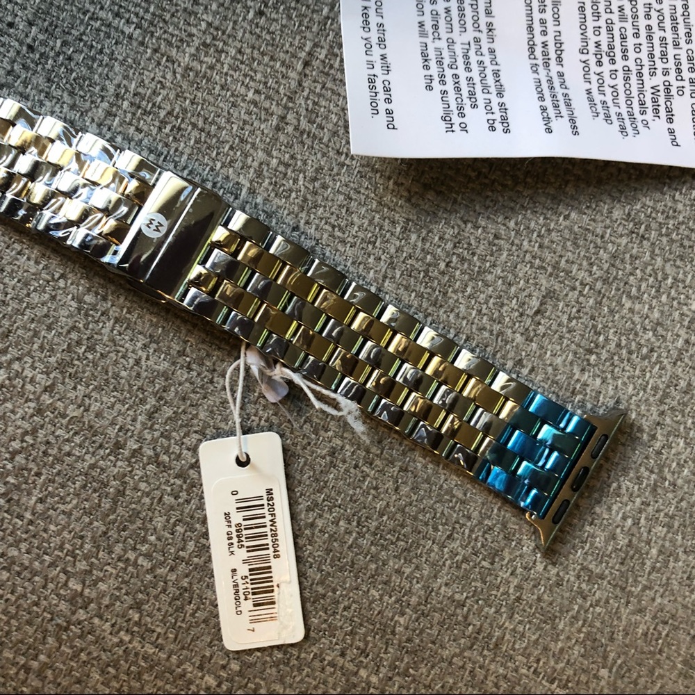 Michele two tone Apple Watch band